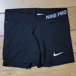 Nike Pro shorts, black, size M